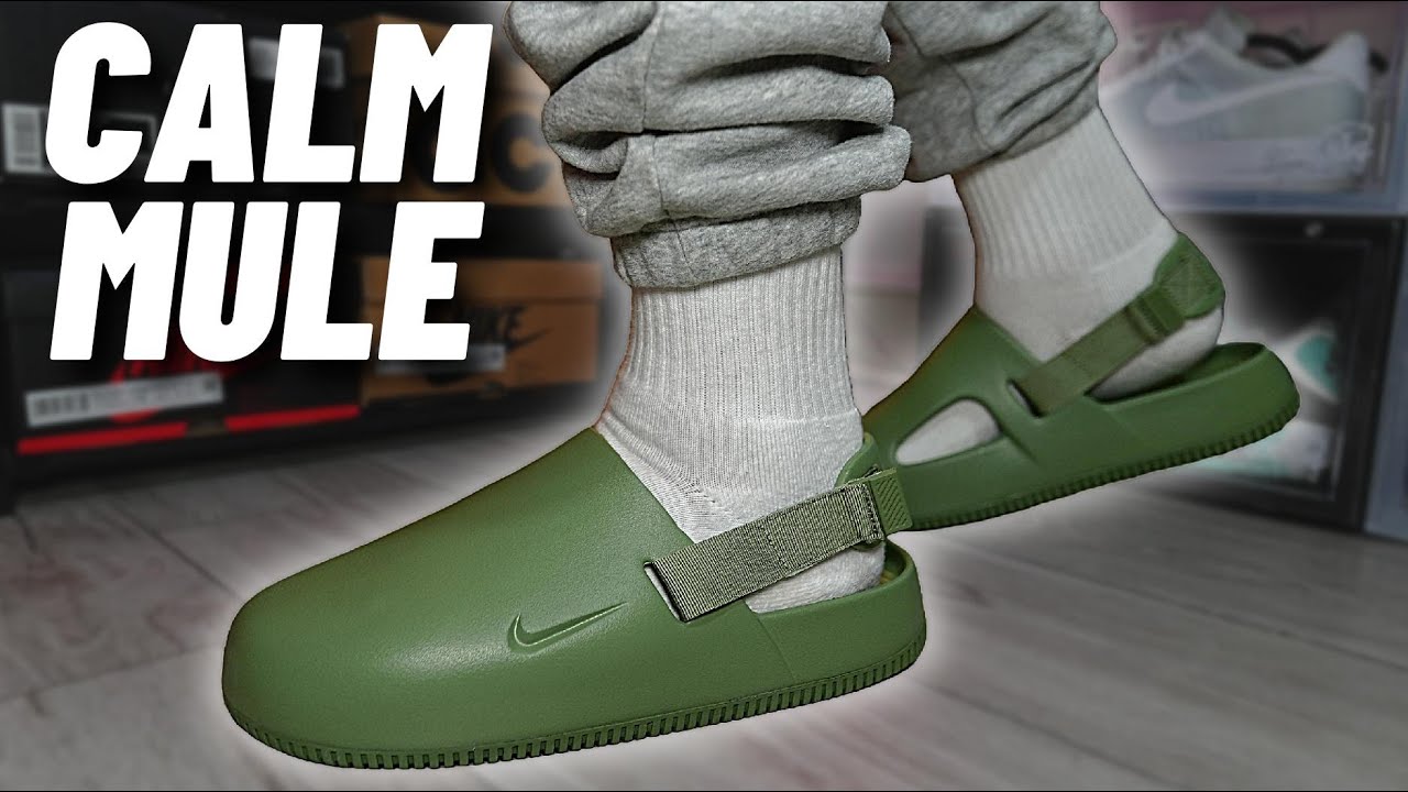 ПОСМОТРИТЕ, ПРЕЖДЕ ЧЕМ ПОКУПАТЬ! Обзор кроссовок Nike Calm Mule On Feet