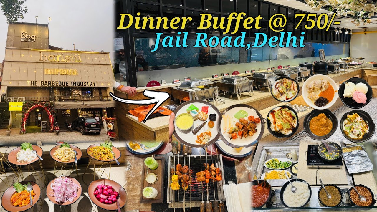Unlimited Dinner Buffet @ Rs.750/- in The BBQ Industry,Jail Road,Delhi