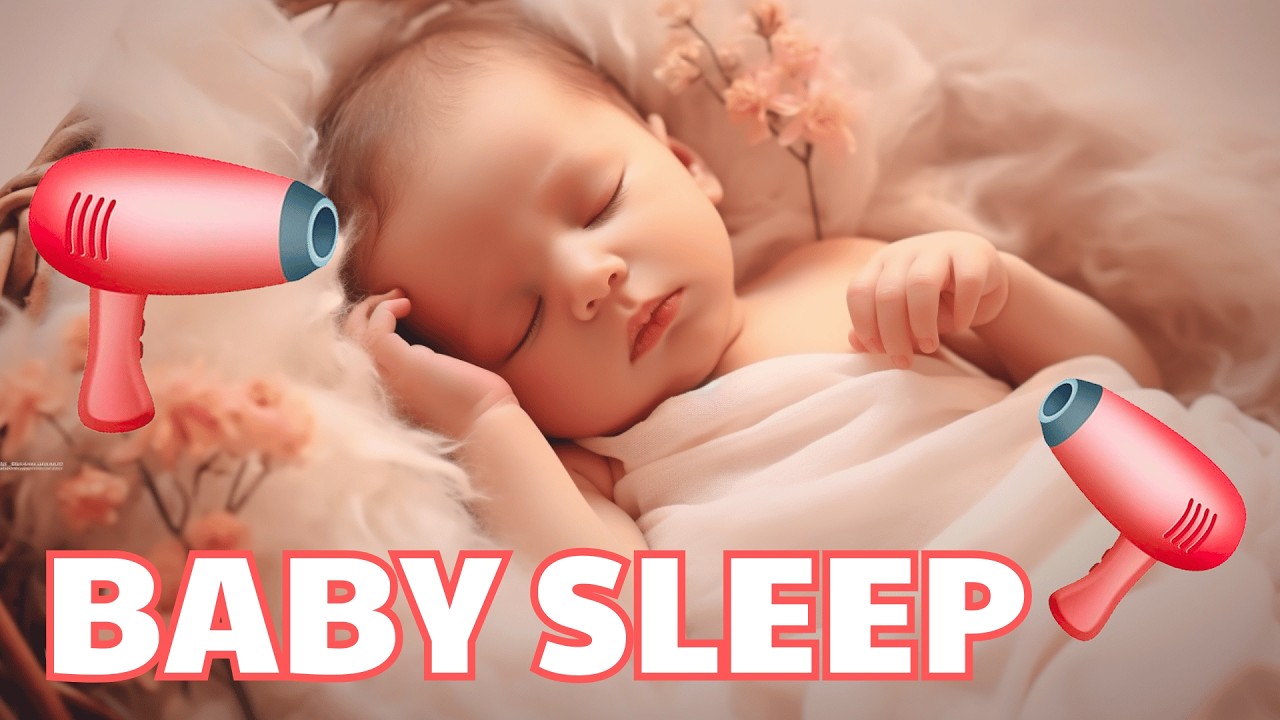 Soothing Baby Sleep Noise | Hair Dryer Ambience For Comfort 💤 | Continuous Rest