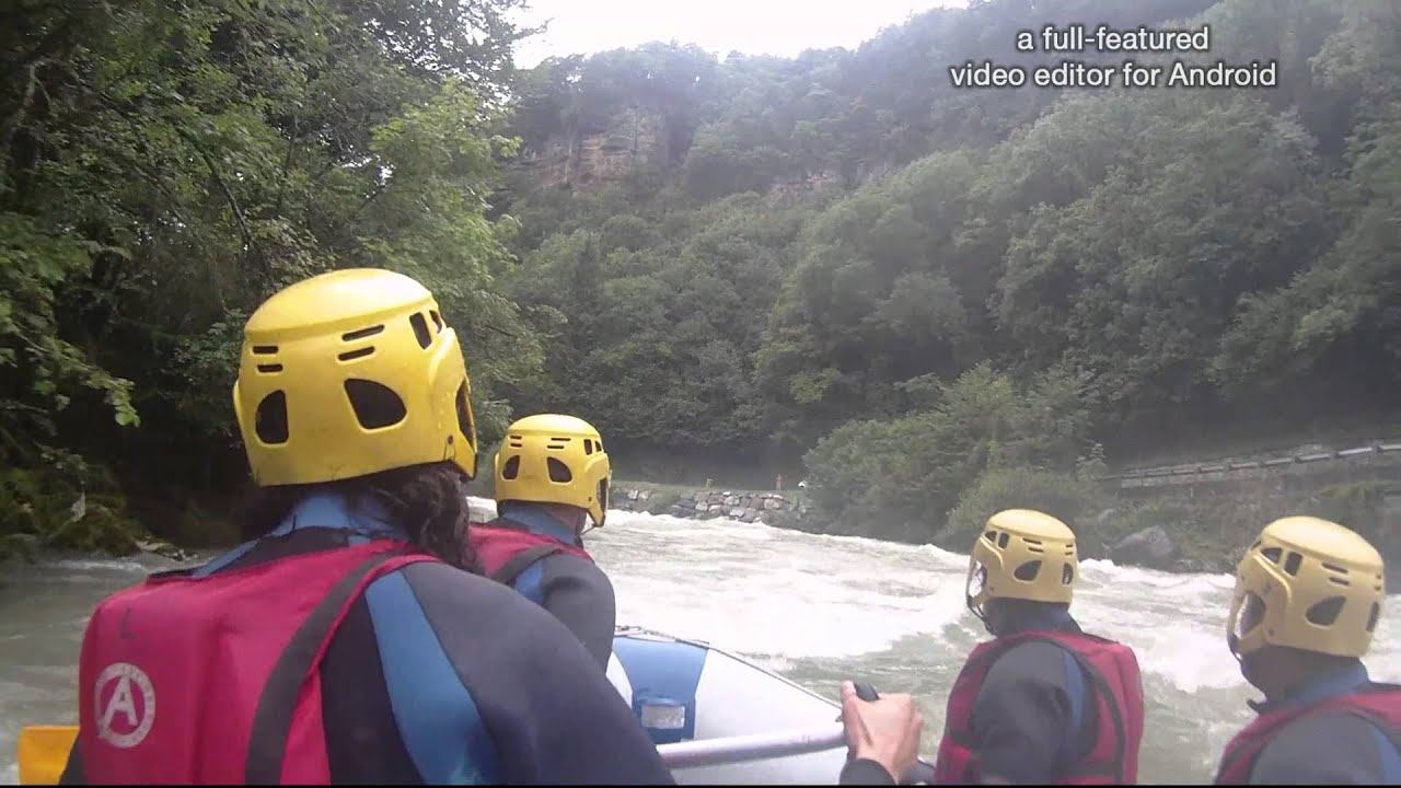 rafting sur la dranse