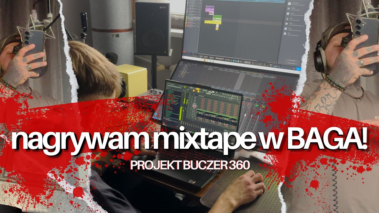 Nagrywam MIXTAPE! Wizyta w BAGA STUDIO (VLOG#6 ODCINEK SPECJALNY)