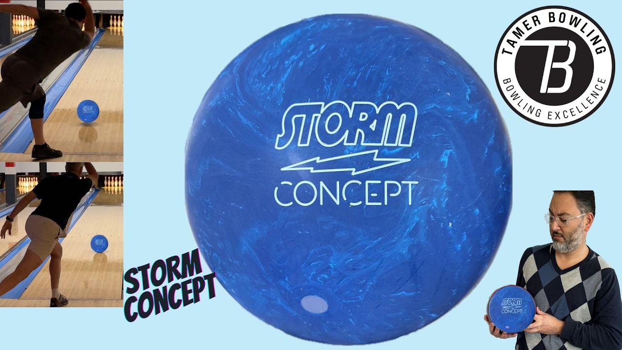 Storm Concept - NEW NOT URETHANE! - 3 Testers by TamerBowling.com