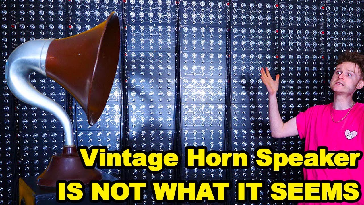 Vintage Horn Speaker That Isn’t What It Seems, I Scammed Myself With My Own Stupidity.