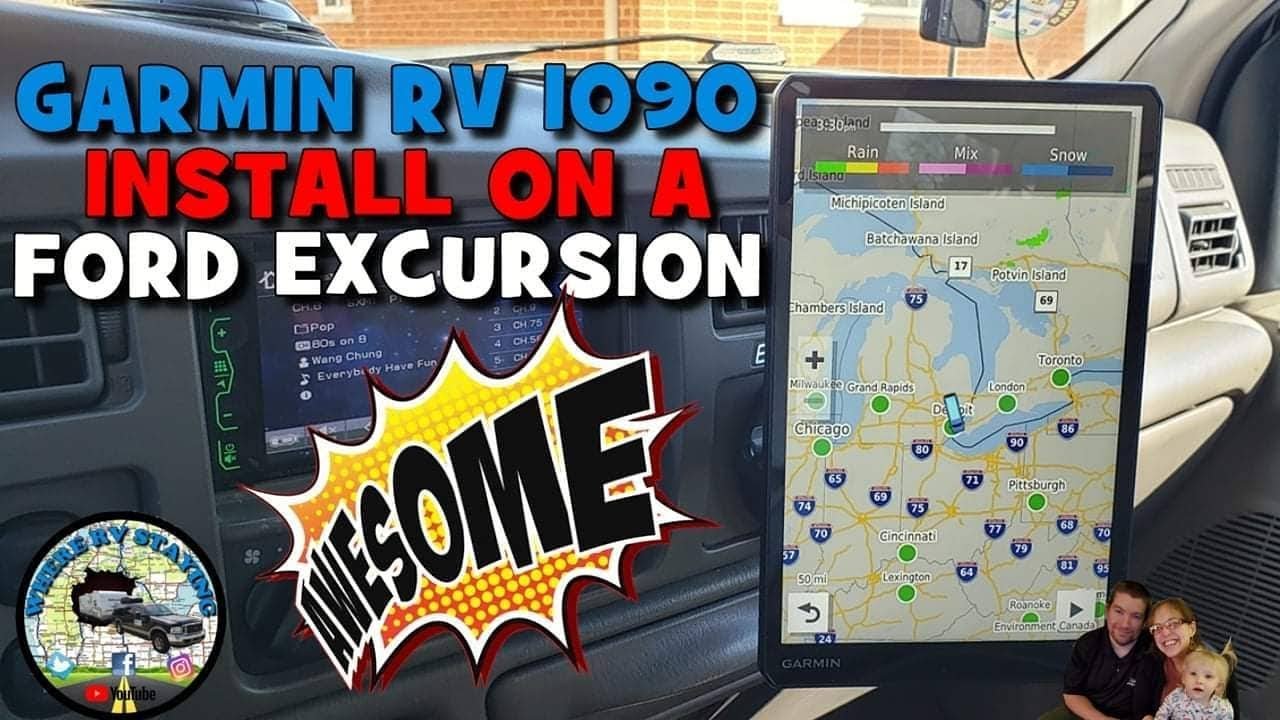 Garmin RV1090 Install on a Ford Excursion