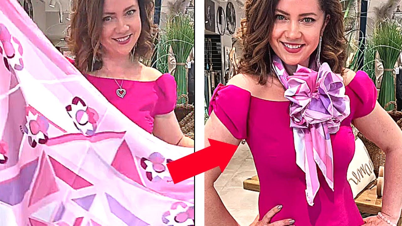 5 Fashion Ideas for Using a Scarf Around Your Neck | Tips & Hacks for Women #53