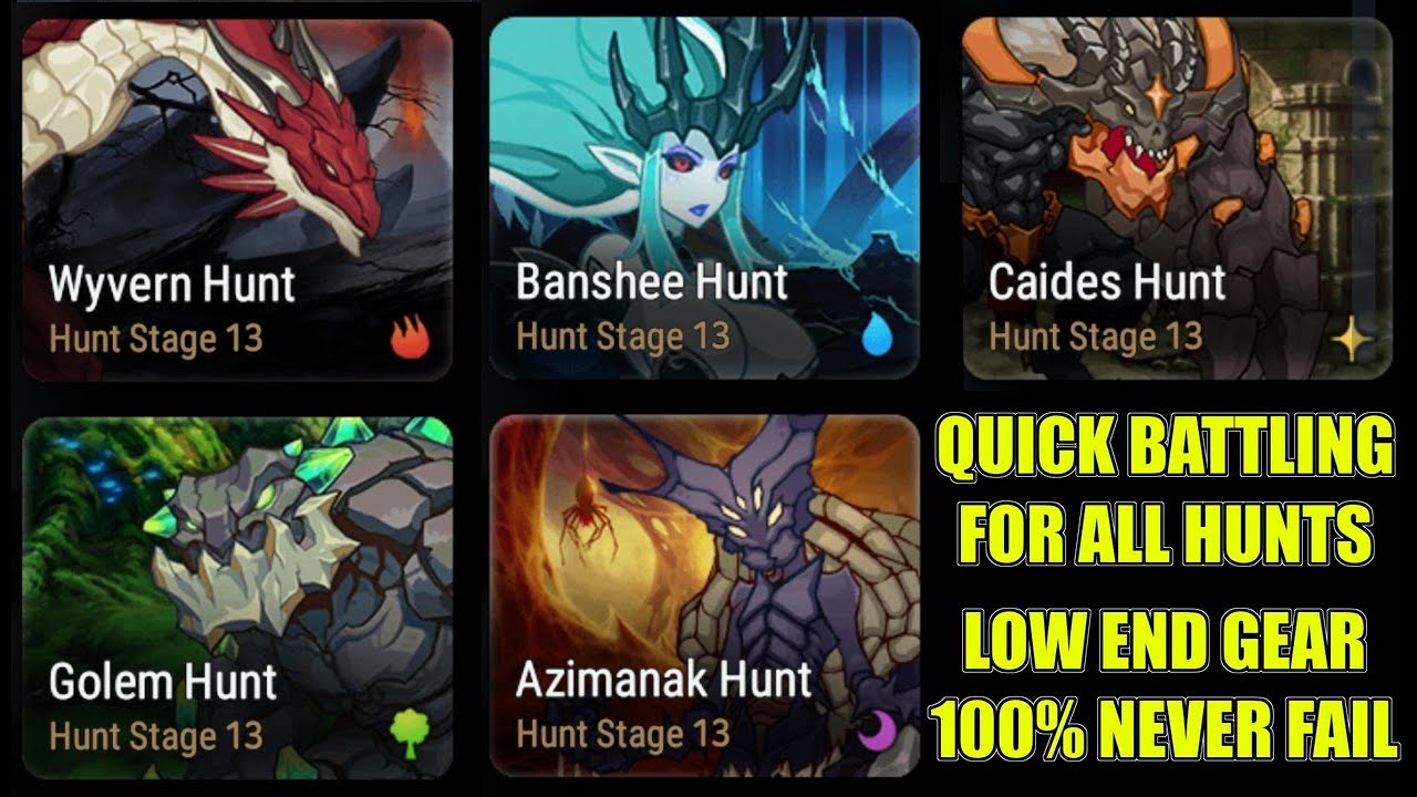 100% success - Never Fail - Quick Battling teams - VERY low end gear.