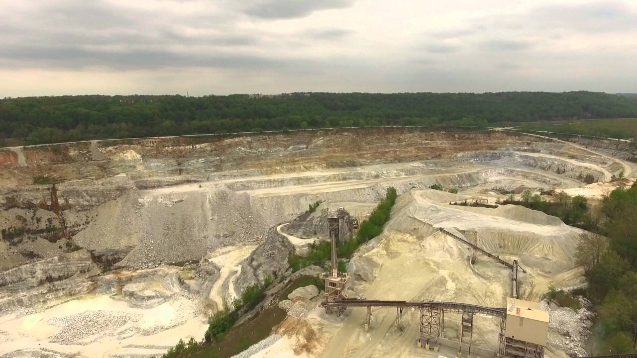 Drone Flight over Texas Quarry | Cockeysville, MD