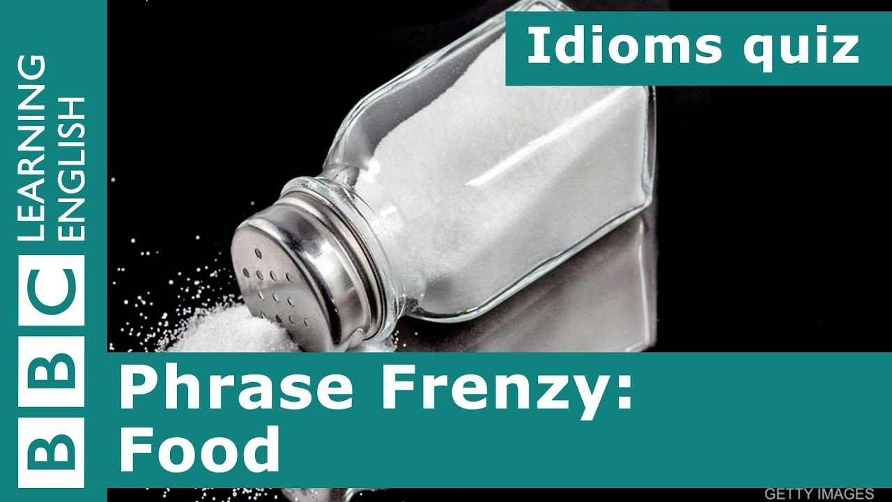 A picture quiz about English idioms: Food