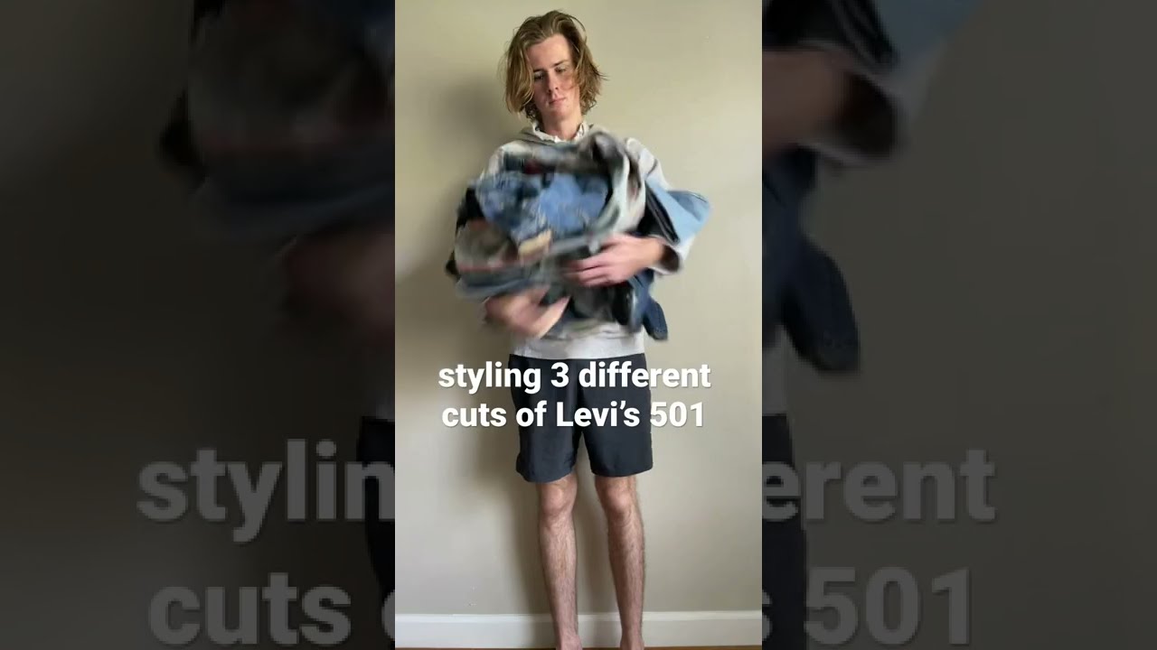 Vintage Levi&rsquo;s 501 Try On Haul - Styling the 3 best cuts of the Levi&rsquo;s 501 #shorts #levis #vintage