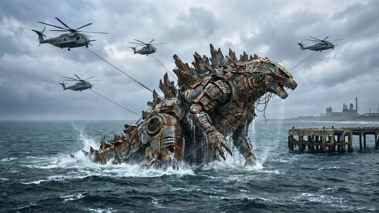 Lost in the Deep Ocean… Restoring a GIANT Mecha Godzilla | ASMR Restoration