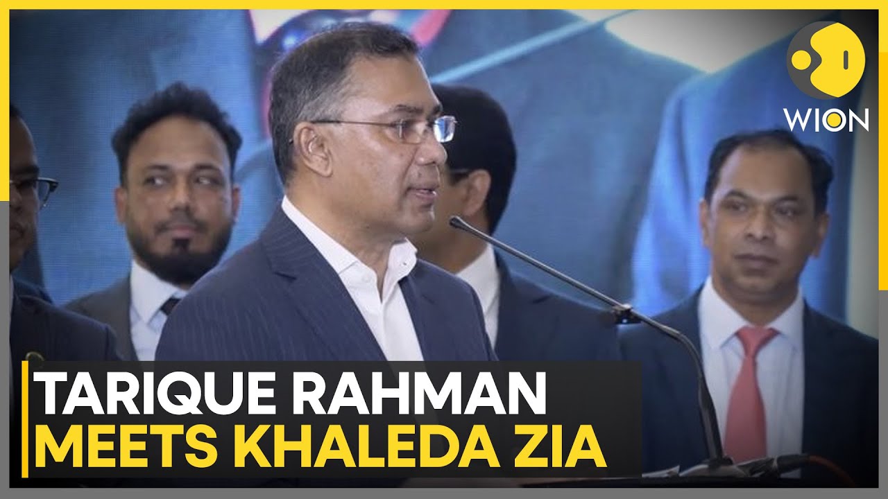 BNP's Heir Apparent Tarique Rahman Visits Mother Khaleda Zia in Hospital | WION