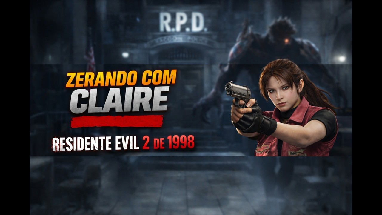 LIVE SHORTS- Resident Evil 2 1998  Claire Redfield  PC HD PTBR - ESQUENTA RE9 REQUIEM #2