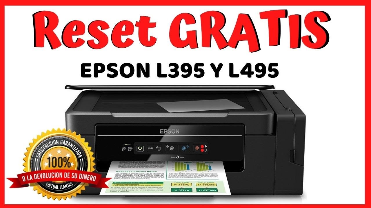 RESET Epson L395 - 🔴 Como RESETEAR Impresora EPSON L495 - 🌟 Epson RED light blinking SOLUTION