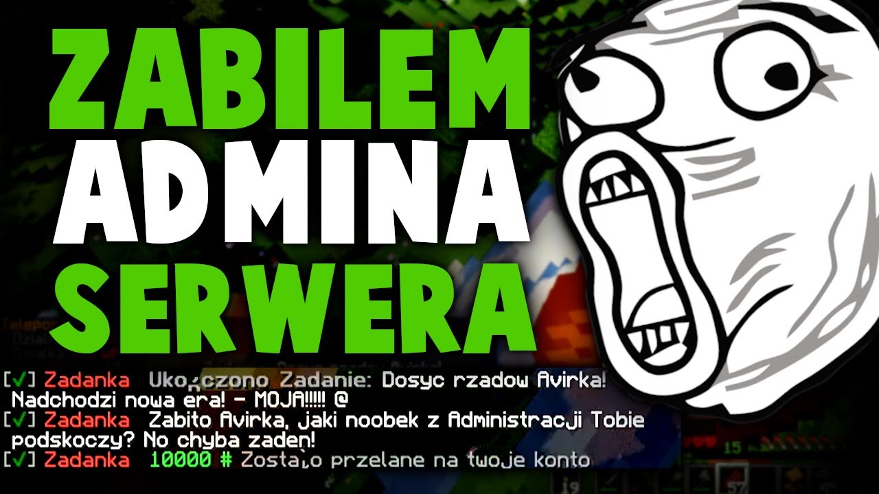 ZABIŁEM ADMINA NA JEGO WŁASNYM SERWERZE W MINECRAFT  |  OHMC.PL