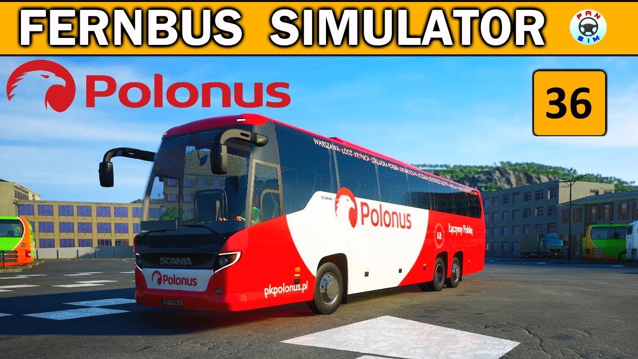 POLONUS - SCANIA TOURING + Sterowanie z Tabletu  🚌 FERNBUS SIMULATOR #36