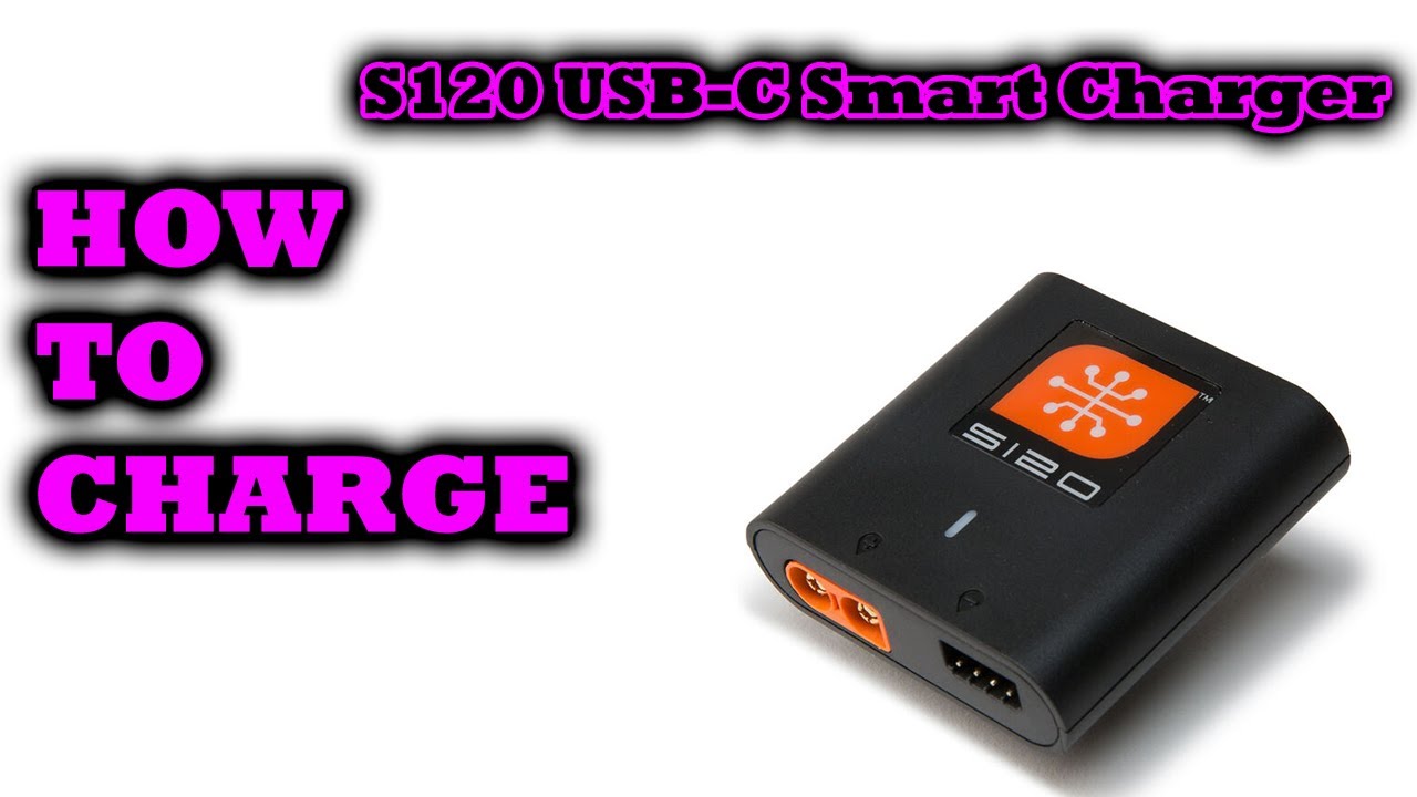 How to charge a battery with the Spektrum S120 battery charger
