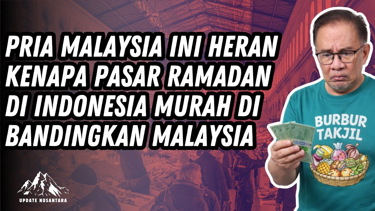 Reaction Orang Malaysia Beburu Takjil Indonesia Kaget Melihat Harganya, Di Malaysia Cuman Dapet 1 