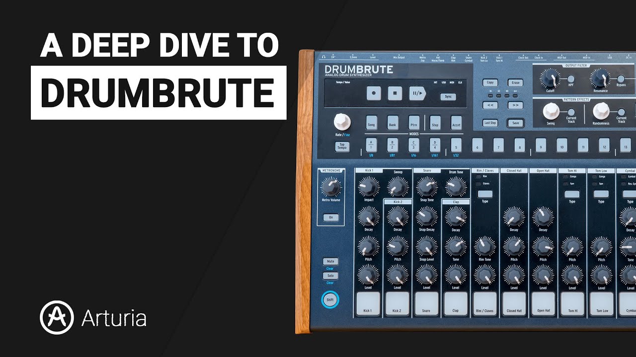 The Arturia DRUMBRUTE complete guide walkthrough tutorial
