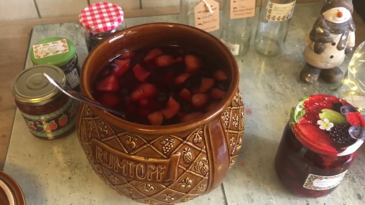 Mein Rumtopf-Rezept