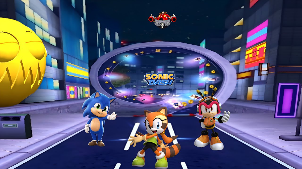 Sonic Dash: The Hedgehog Race - Baby Sonic vs. Marine vs. Charmy | Boss Battle ( Movie Event )