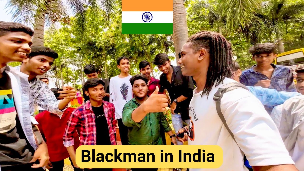 Unbelievable Reactions When Local Students See a Black Man in India!🇮🇳