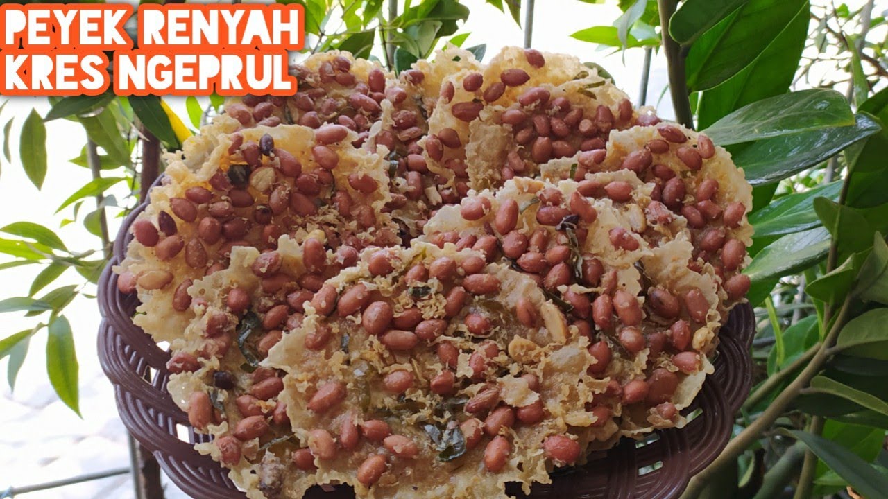 Resep peyek Kacang Bulat Renyah Ala Kampung Melegenda | Tanpa Cetakkan Tidak Berminyak