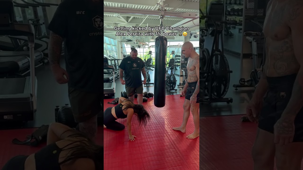 Чемпион UFC Алекс Перейра бьёт Нину Драму с силой удара в 1% LOL 
