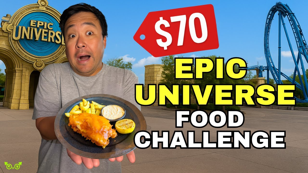 Cheap Eats Epic Universe - $70 Dollars a Day Challenge at Universal’s Newest Theme Park