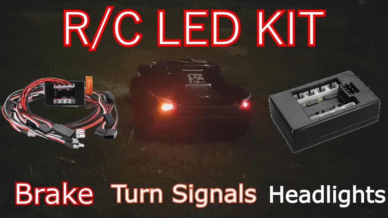 How to Install an R/C Car LED Light Kit / R/C Car Lights (Turn Signals, Brake, Headlights)