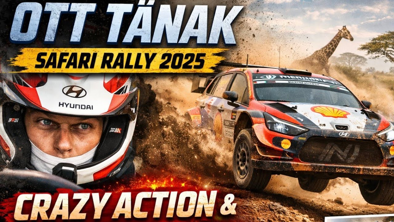 OTT Tanak Safari Rally 2025 | Moments – Fierce Action & The Most Thrilling Moments