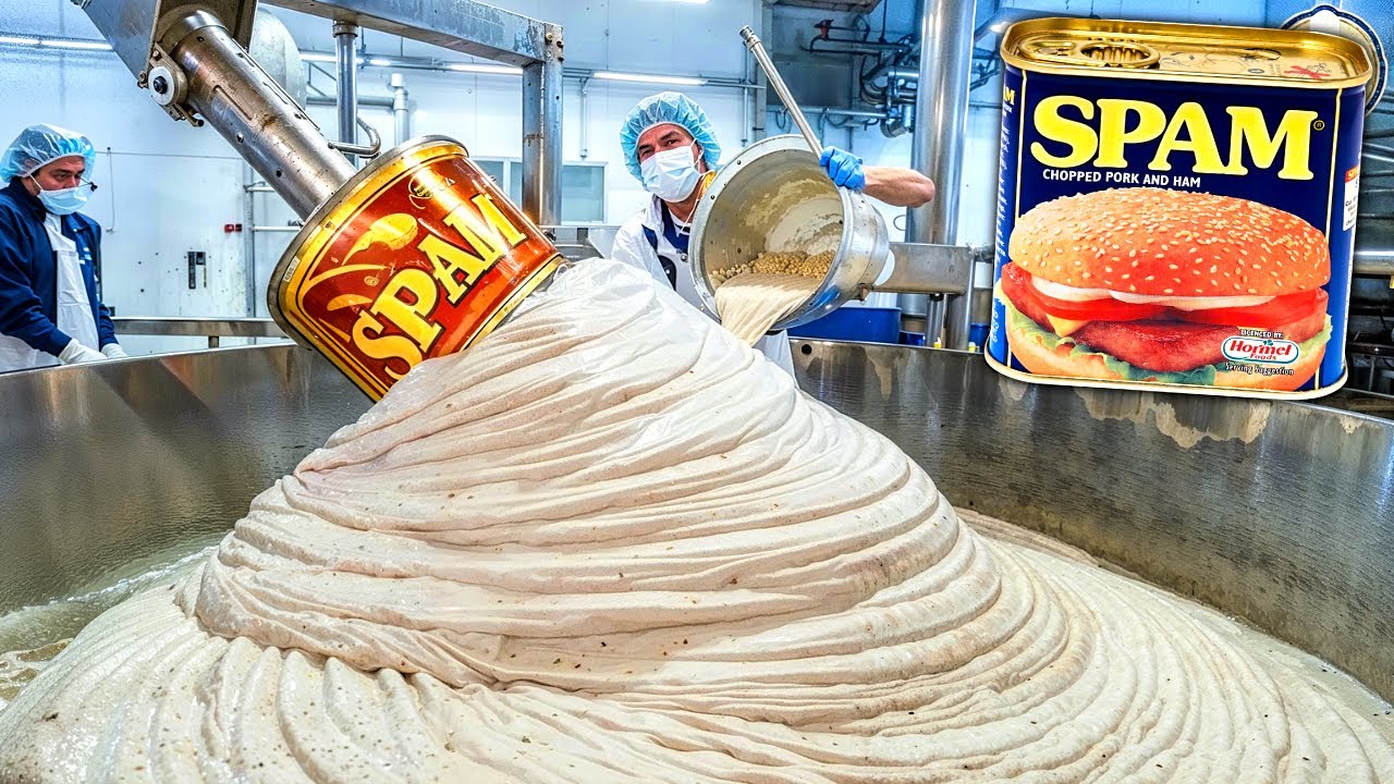 How SPAM Makes Millions Cans in a Factory | HOW IT&acute;S MADE