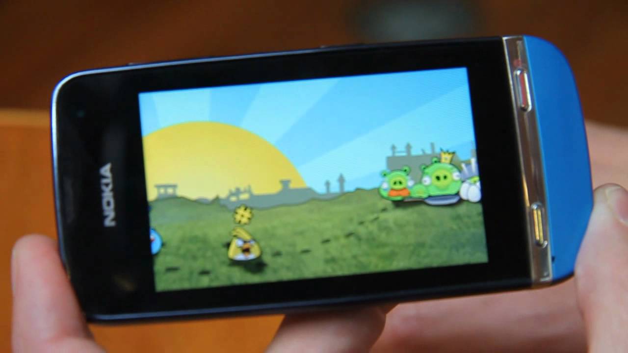 Video: Angry Birds on Nokia Asha full touch, Asha 311