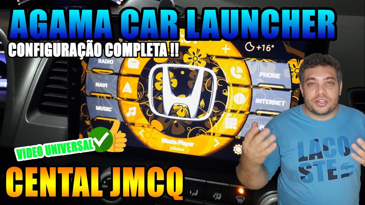 AGAMA CAR LAUNCHER - APRESENTAÇÃO + CONFIGURAÇÕES INICIAIS