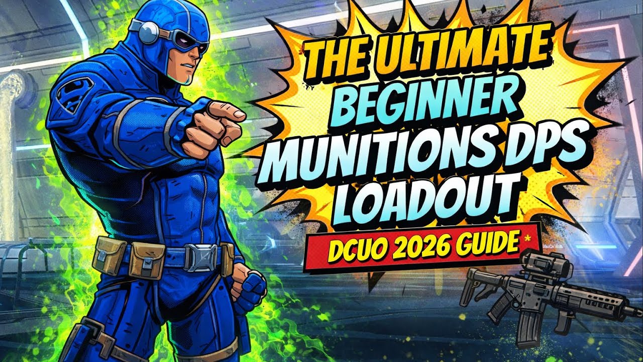 The ULTIMATE Beginner Munitions DPS Loadout | DCUO 2026 Guide