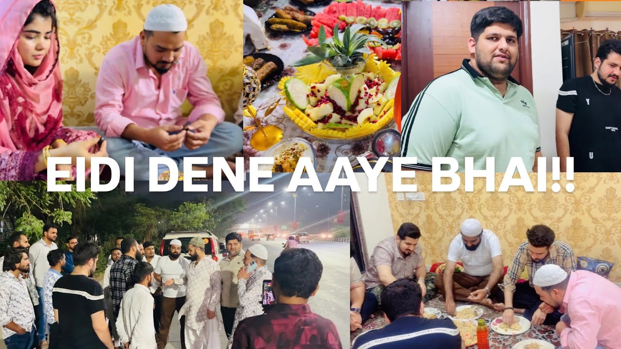 3MAHINE BAAD AAYE MAYKE SE!EIDI LEKE AAYE BHAI!SHARUKH KHAN KE GHAR KE SAMNE MASTI!HAJI ALI GAYE SAB