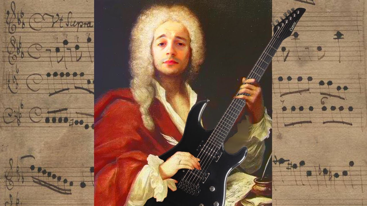 Vivaldi 'Il Sospetto' Violin Concerto played on Electric Guitar