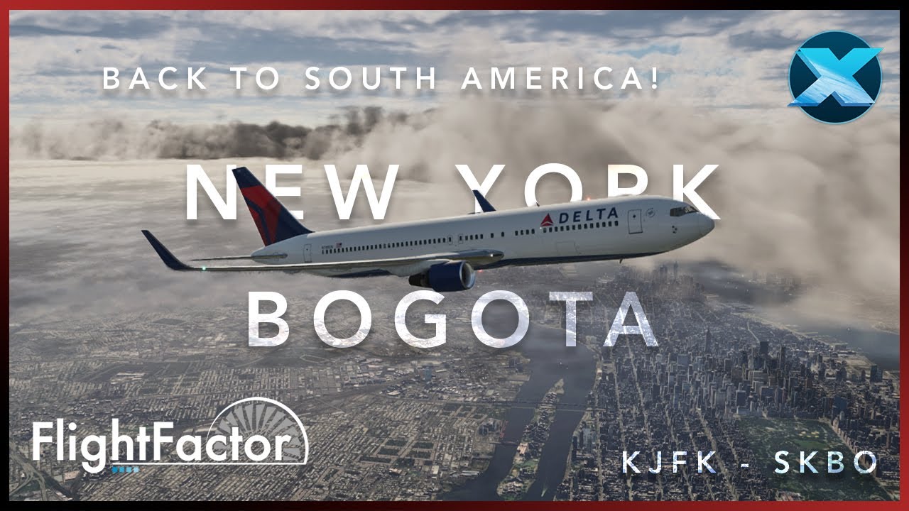 Back to South America! | B763 | KJFK - SKBO | FF767-300 + FTSim Sound Pack! | VATSIM