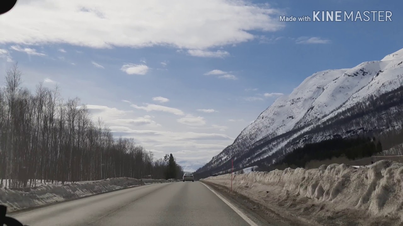 Road Trip from  Bardufoss to Bardu Norway