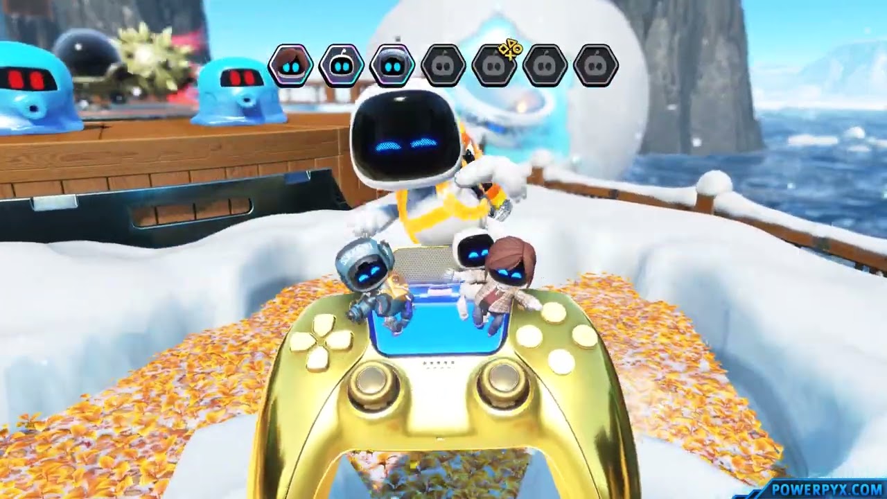 Astro Bot - Frozen Meal - 100% Walkthrough (All Bots, Puzzle Pieces, Secret Level)