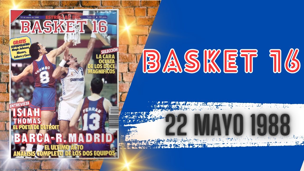 Basket 16 - 22 mayo 1988 - revista comentada