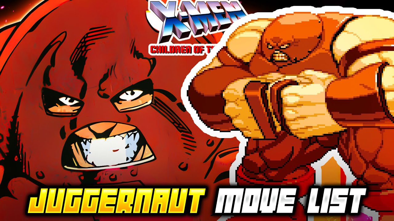 JUGGERNAUT MOVE LIST - X-Men: Children of the Atom (XCOTA)