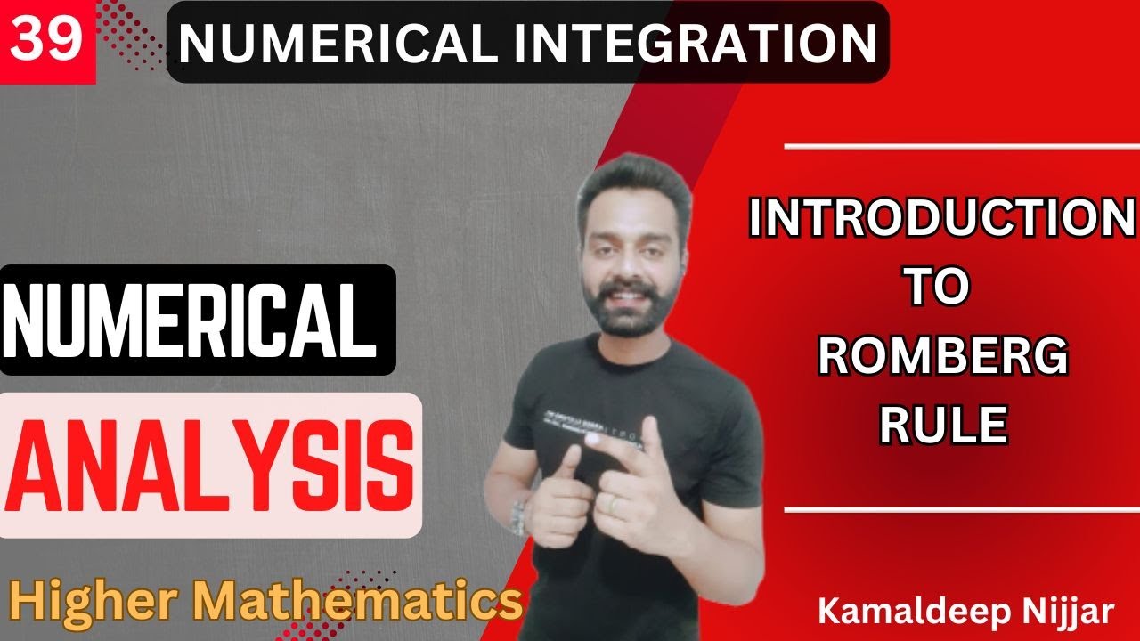 romberg method numerical integration I romberg method numerical methods I Kamaldeep nijjar
