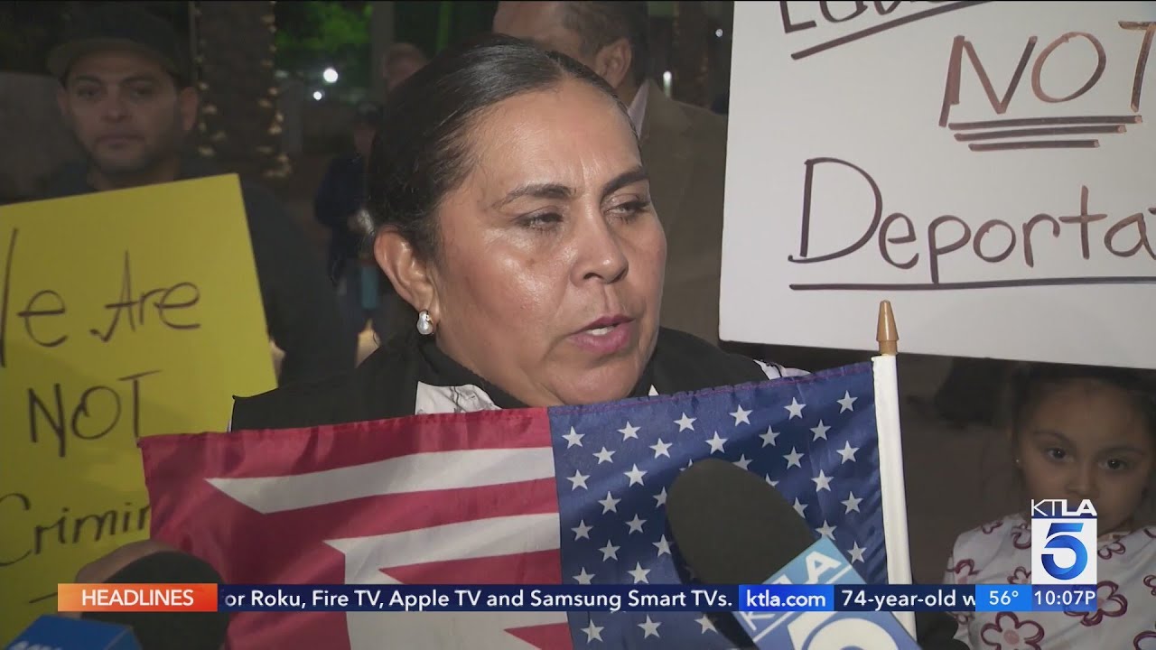 Vigil held in Anaheim for people swept up by ICE