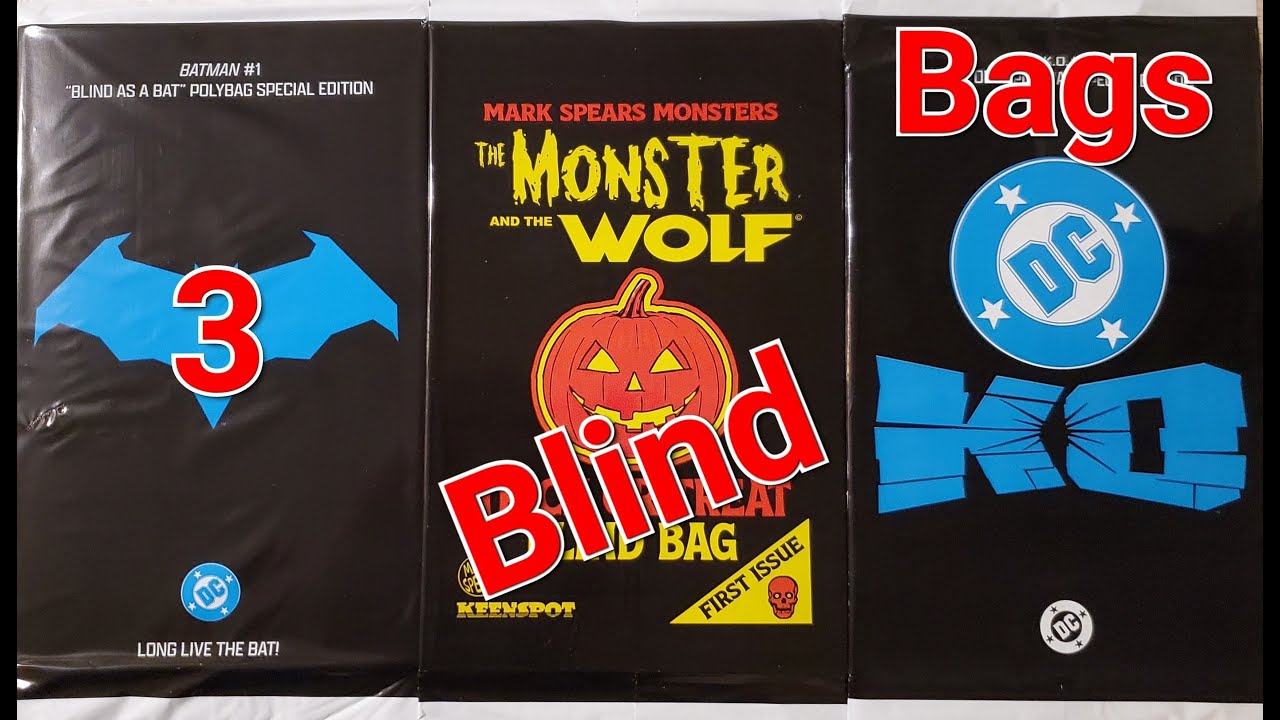 Opening 3 Blind Bags;  Batman, DC KO & Mark Spears