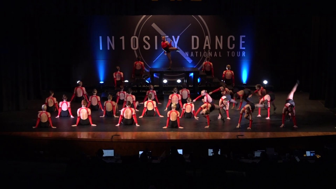 Burlesque Teen Jazz Line/Production Robin Dawn Academy 2019 In10sity Dance
