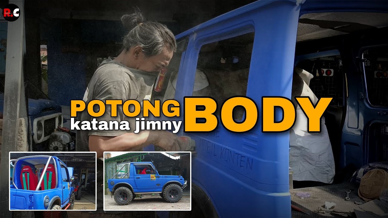 proses potong body katana jimny