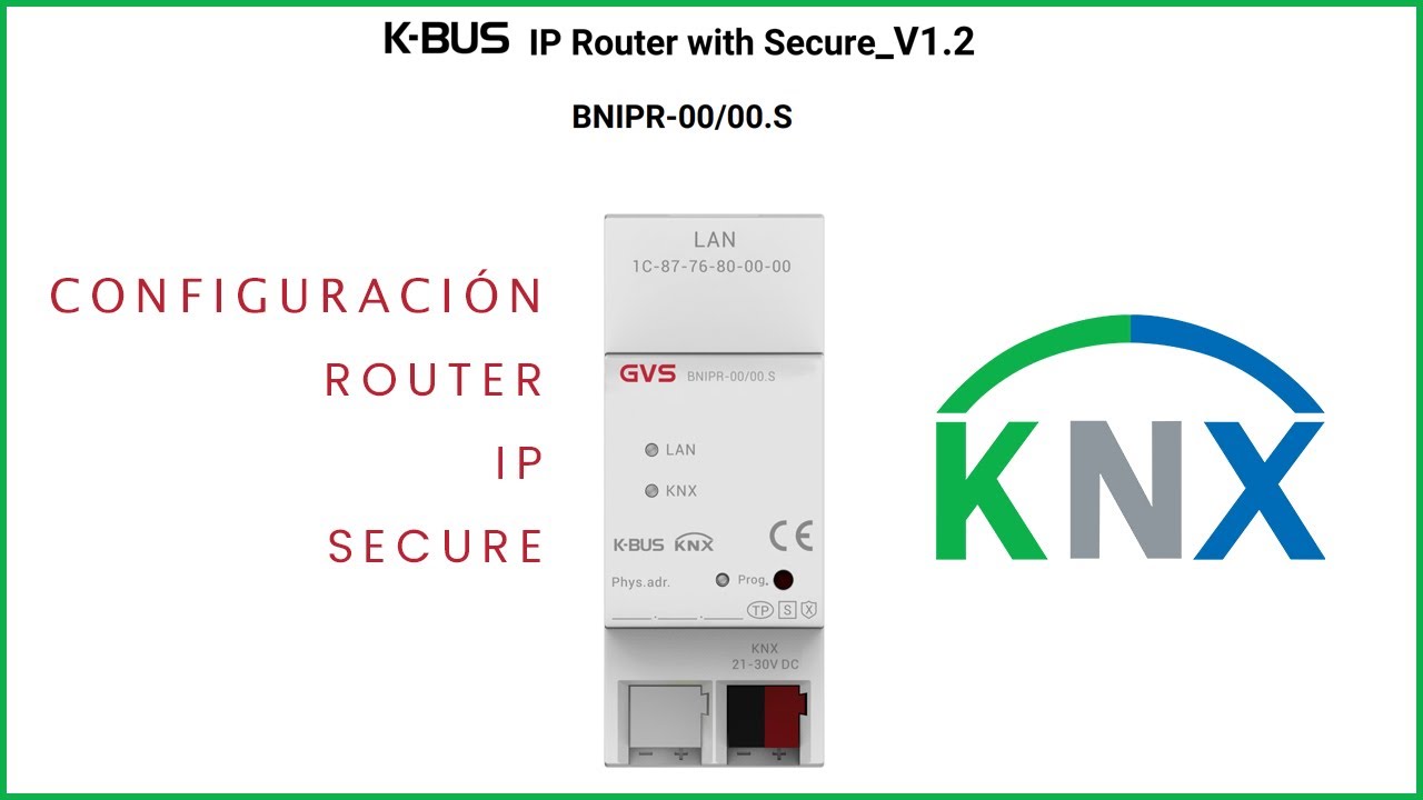 Configuración de KNX IP Router Secure GVS