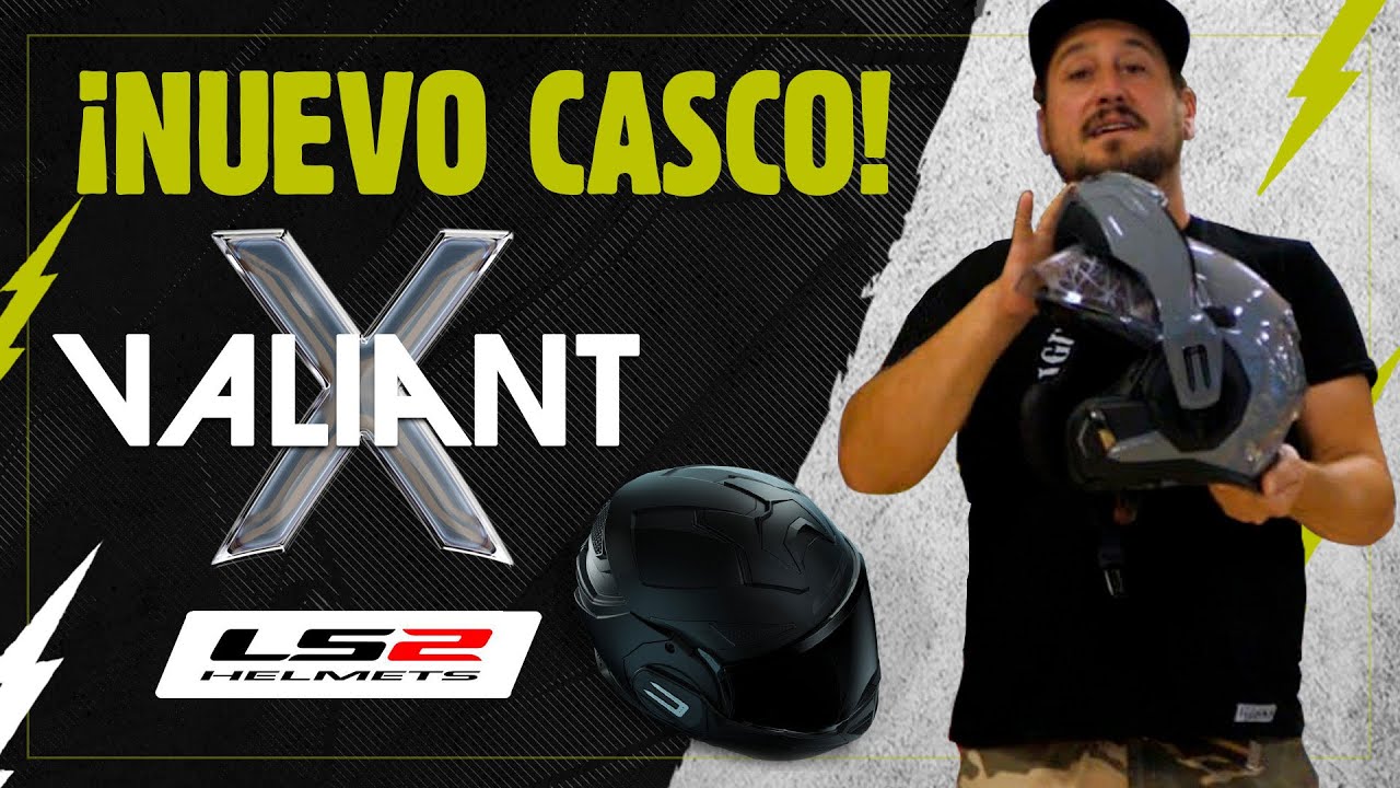 Novedad 2022 Nuevo casco modular LS2 de fibra VALIANT X