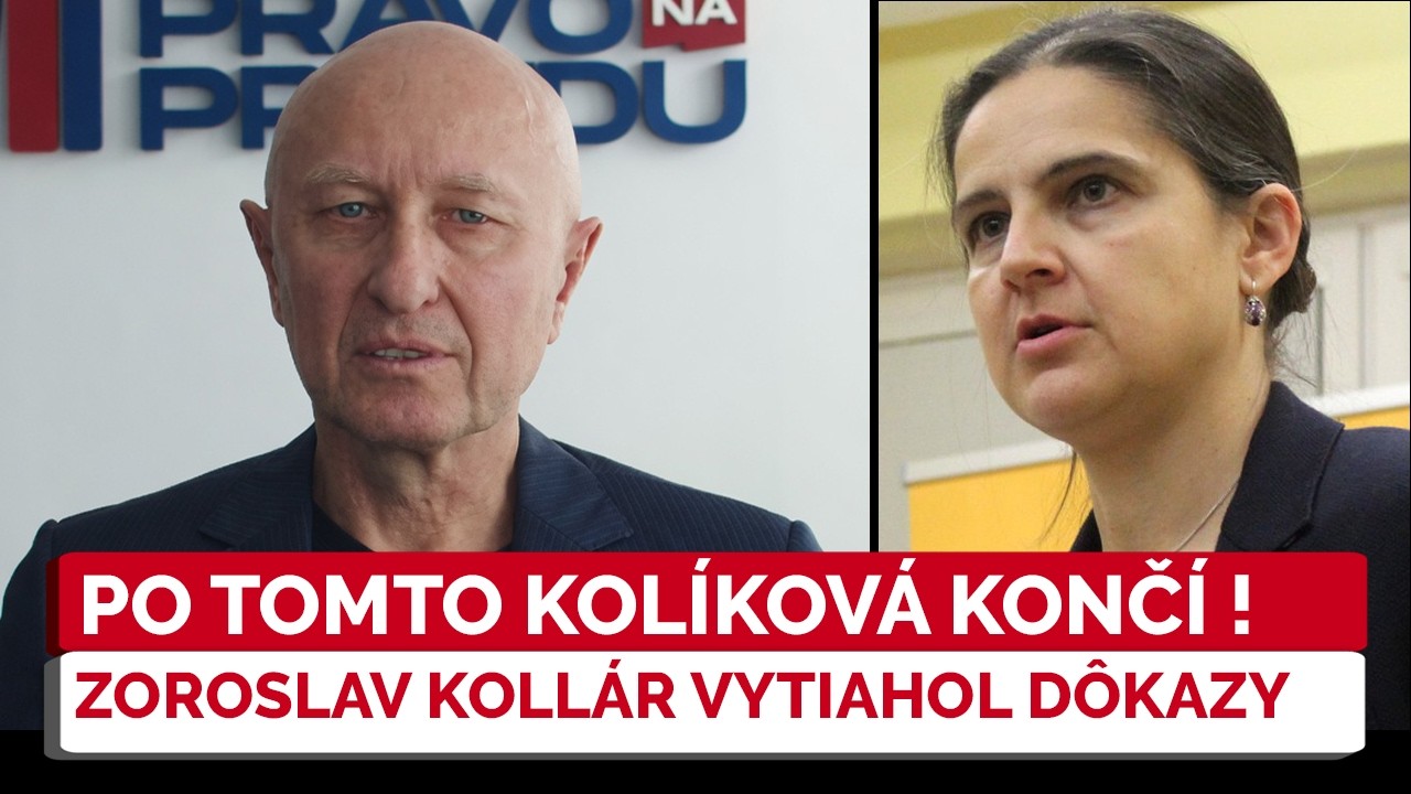Zoroslav Koll&aacute;r zverejnil video o osudovej chybe, ktor&uacute; urobila Kol&iacute;kov&aacute;. Skonč&iacute; nadobro v politike?