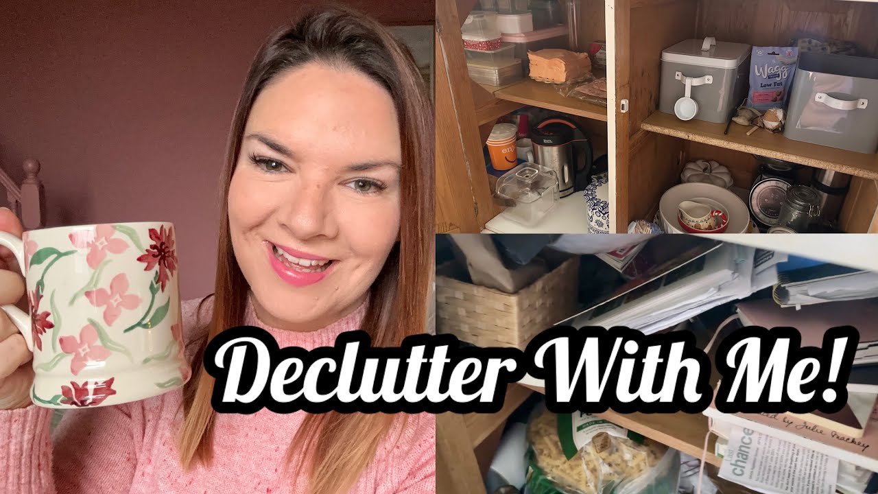 Sorting out my disgusting Cupboards! Declutter with me | Kate McCabe 